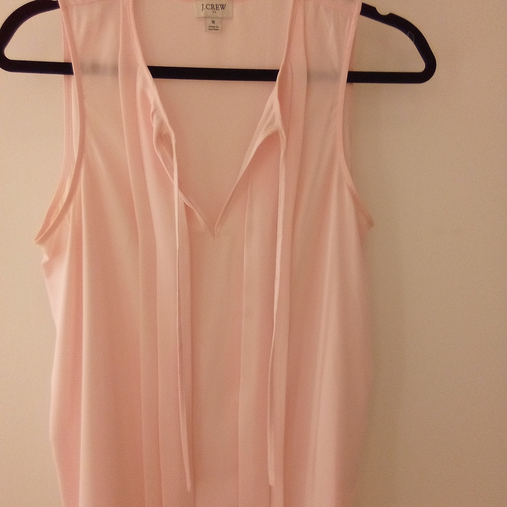 J. Crew Soft Pink Sleeveless Top